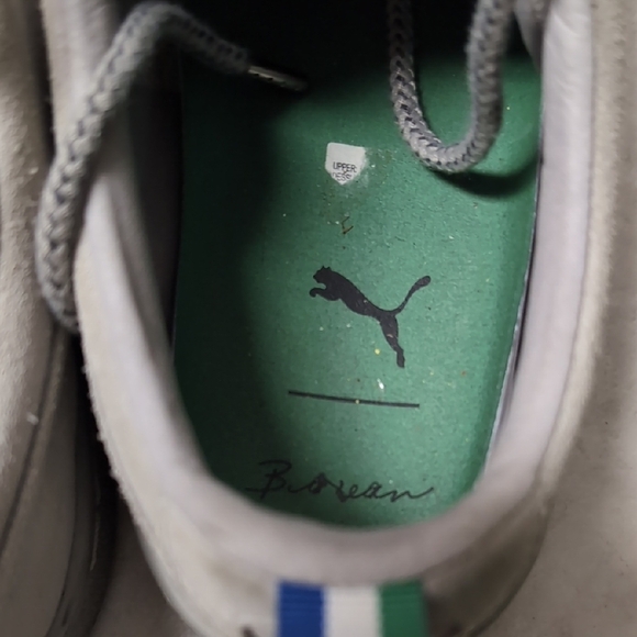 Puma Suede "Big Sean" Gray Leather Sneakers - Picture 5 of 11